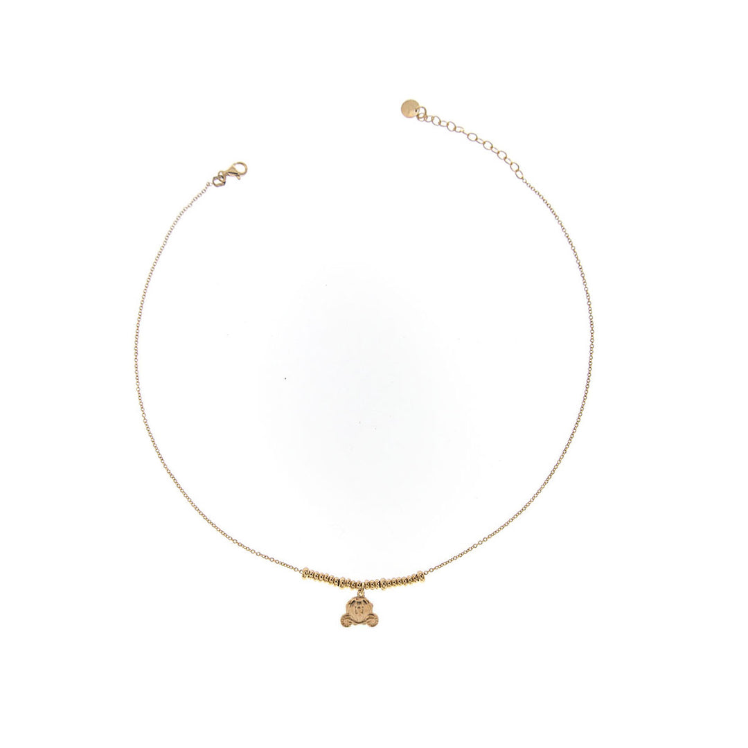 Girocollo Micro Anelli - Carrozza Oro Rosa