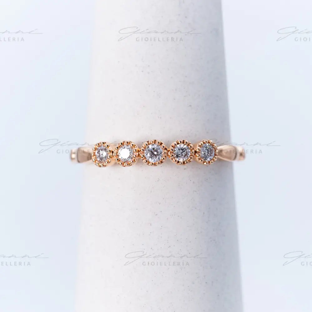 Anello Crivelli - Falangetta con diamanti Anelli