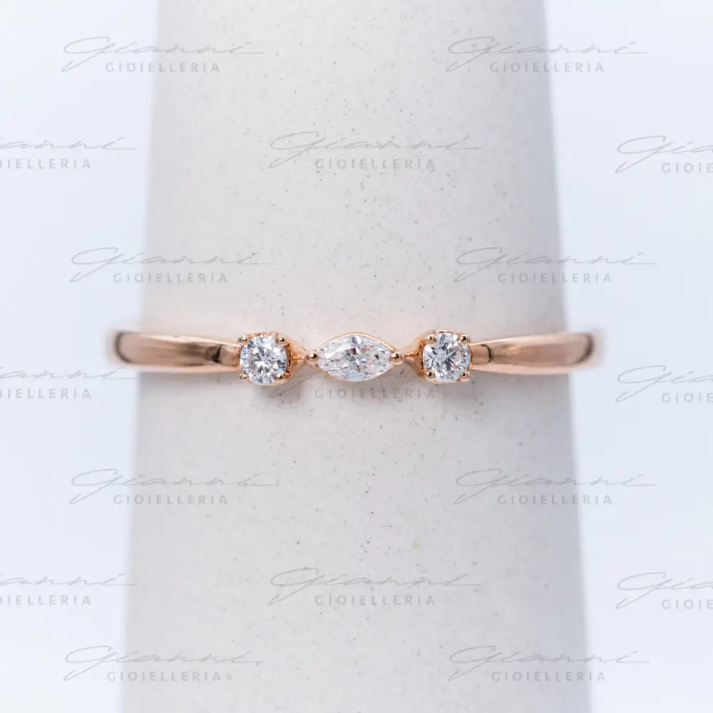 Anello Crivelli - Trilogy diamanti Anelli