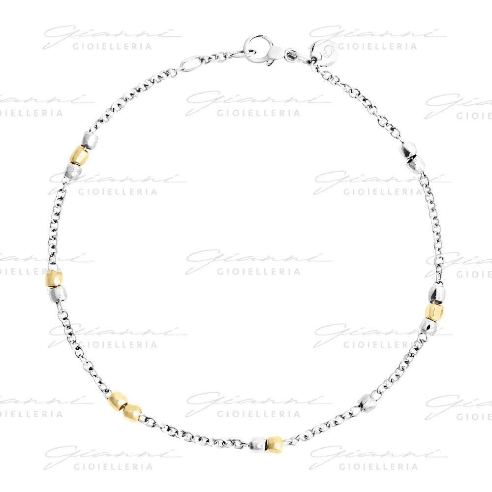 Bracciale DoDo - Mini granelli argento & oro giallo Bracciali