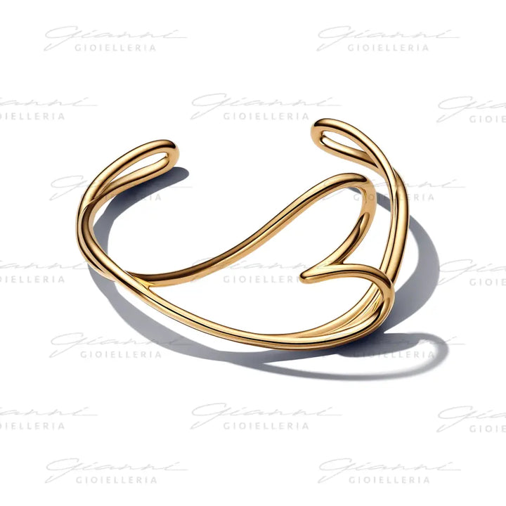 Bracciale Pandora - Aperto Cuore Linea Sinuosa Bracciali