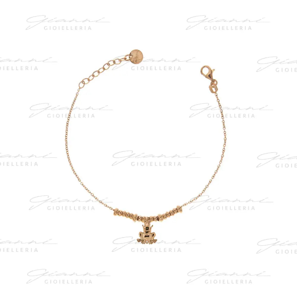 Braccialetto Rue Des Mille - Micro Anelli Ranocchio Oro Rosa Bracciali
