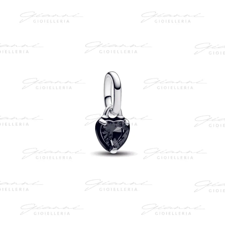 Charm Mini Pendente Black Chakra Heart Pandora ME