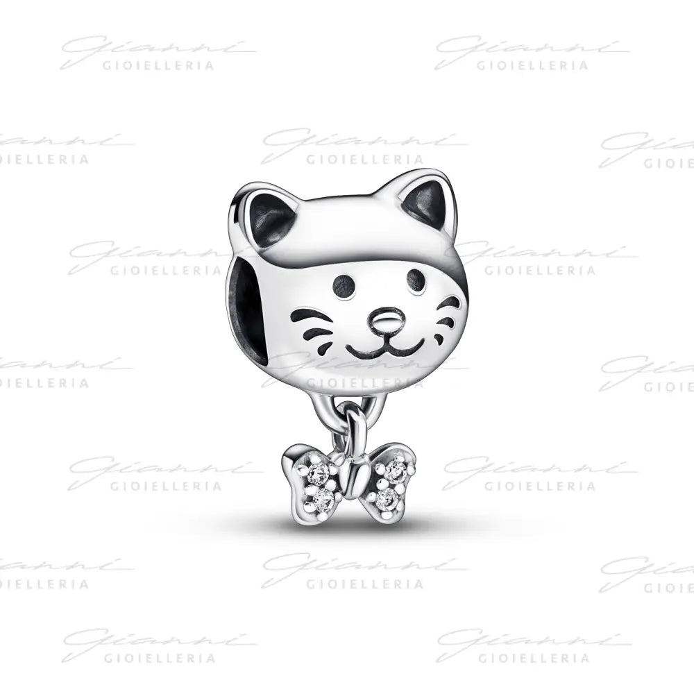 Charm Pandora - Gattino con Fiocco Charm