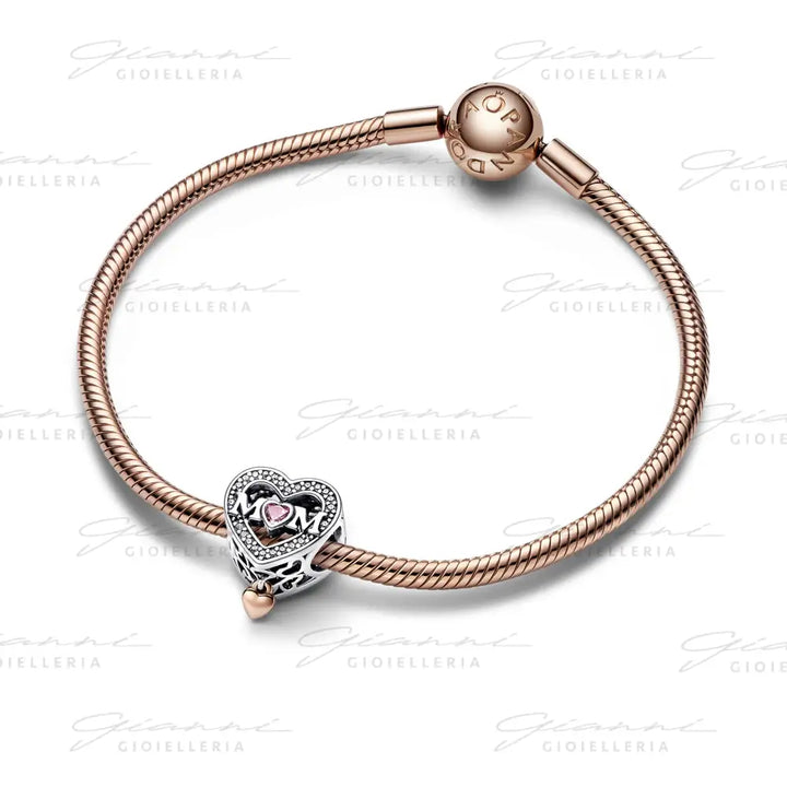 Charm Pandora - Openwork Mamma con Cuore Pendente Charm