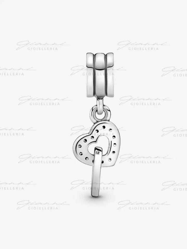 Charm Pandora - Pendente Cuori intrecciati Charm