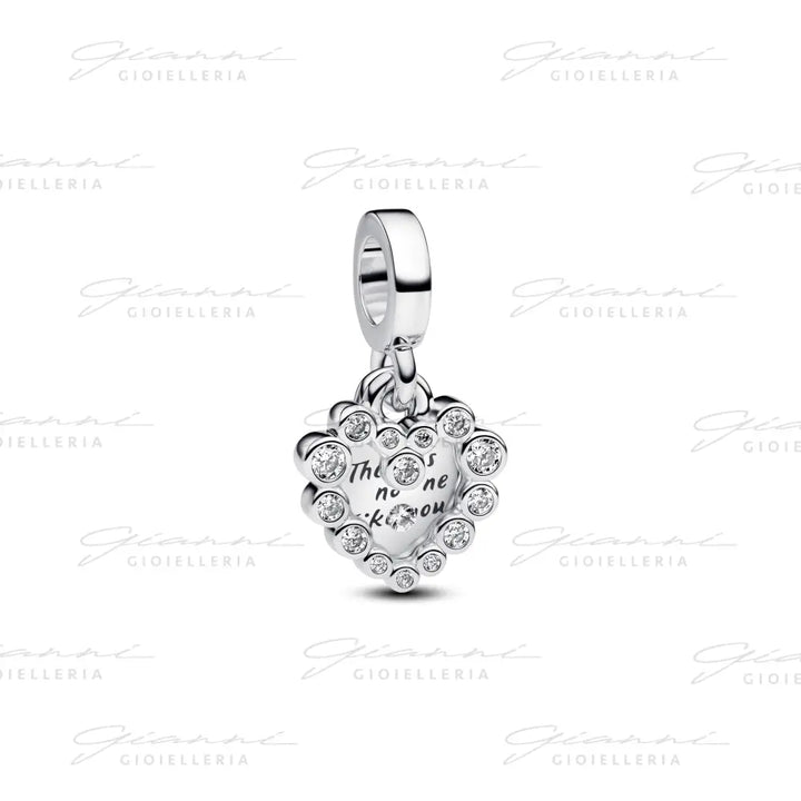 Charm Pandora - Pendente Doppio Cuore Nessuna come Te Charm
