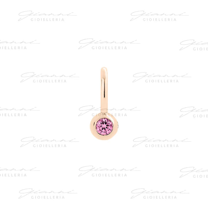 Ciondolo Dodo - Bollicine oro rosa & zaffiro Charm