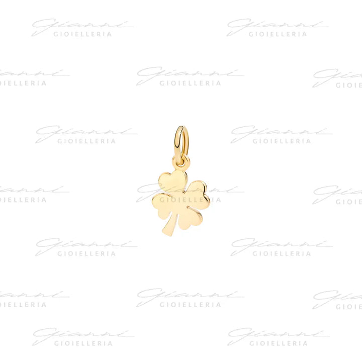 Ciondolo DoDo - Quadrifoglio oro giallo Charm