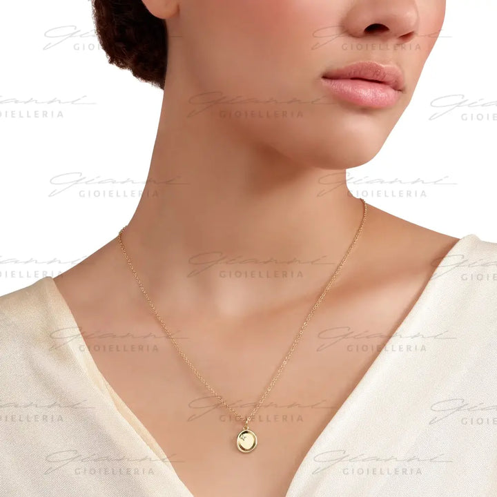 Ciondolo DoDo - Sigillo oro giallo & diamante bianco Charm