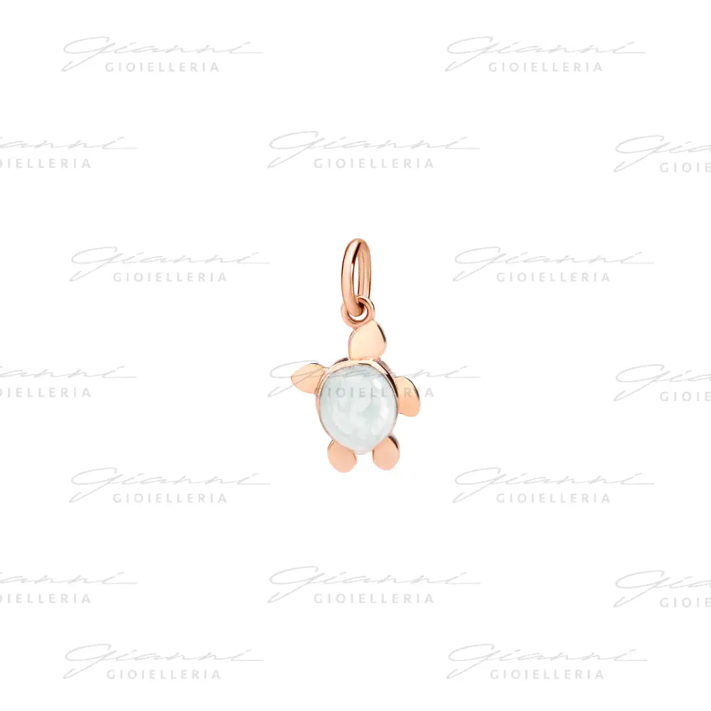 Ciondolo DoDo - Tartaruga marina oro rosa & smalto Charm