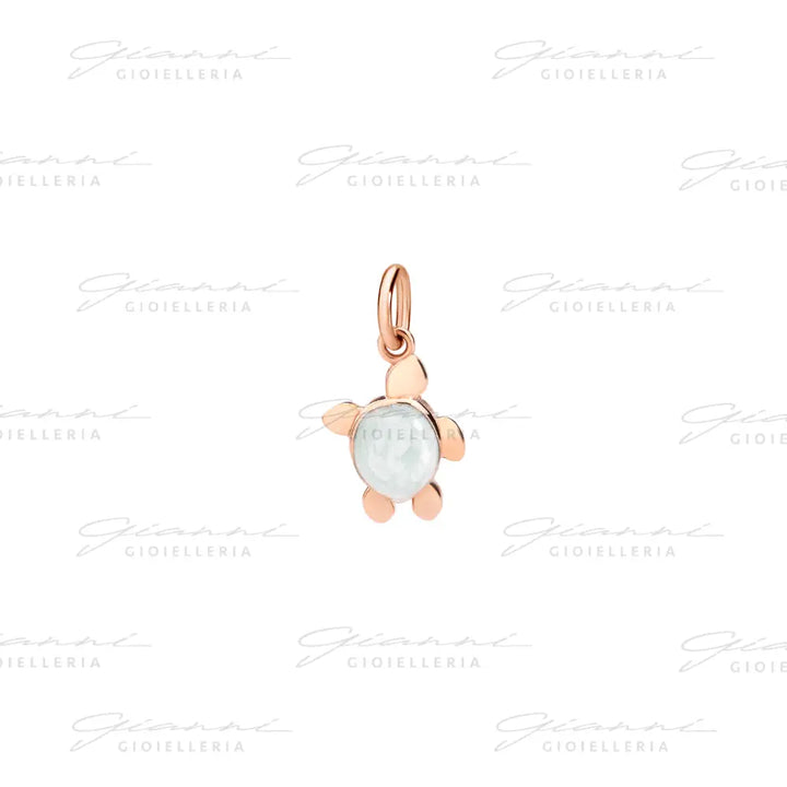 Ciondolo DoDo - Tartaruga marina oro rosa & smalto Charm