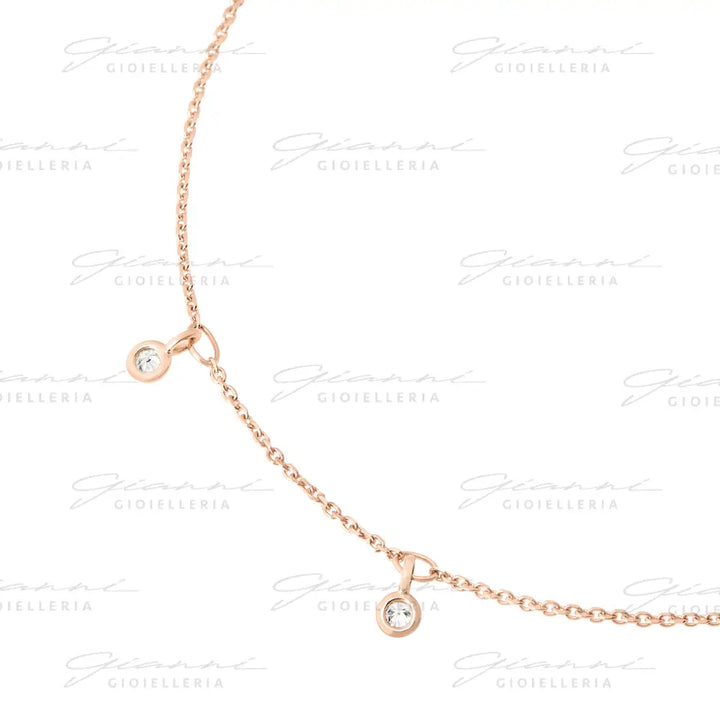 Collana DoDo - Essentials Oro Rosa & Diamanti Collane