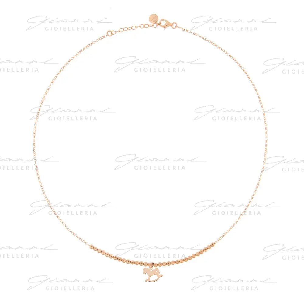 Girocollo Rue Des Mille - Pallini Con 1 Soggetto Micro Cavallo Collane