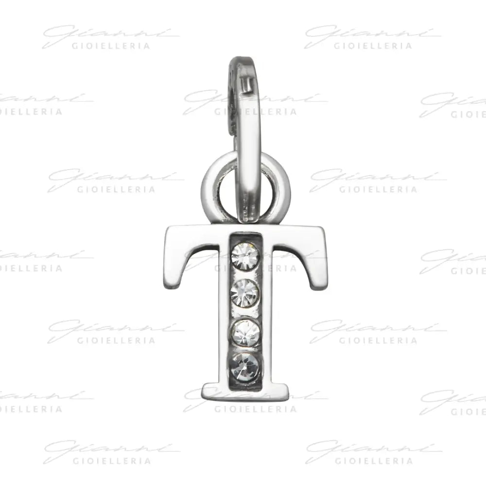 Mini Charm Giovanni Raspini - ’T’ Crystal Charm