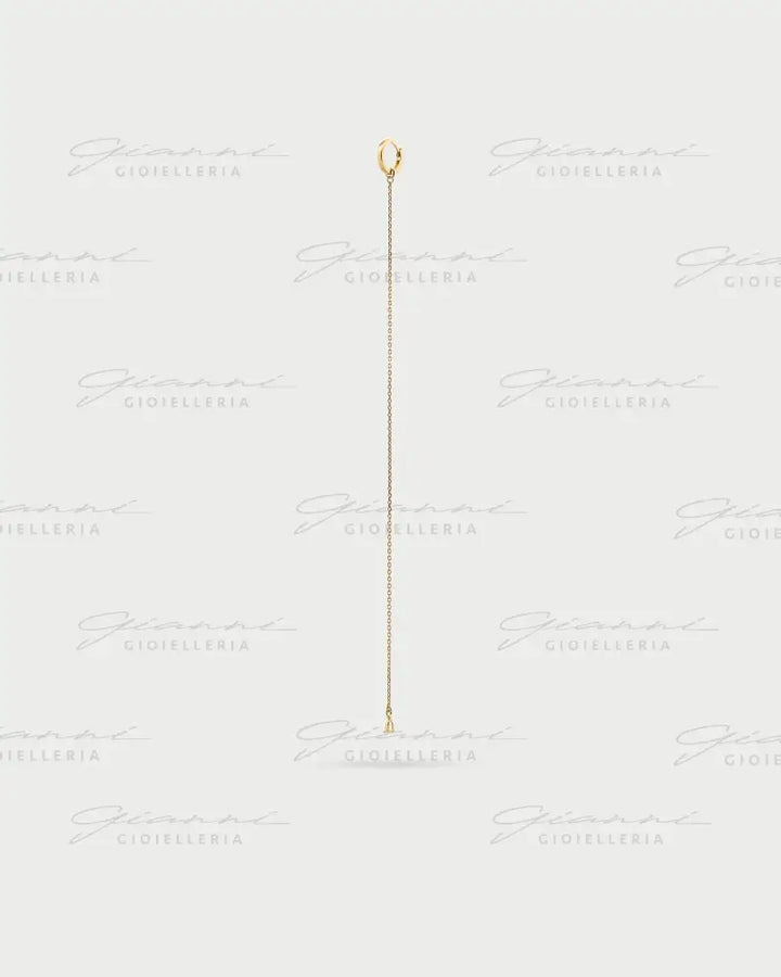 Mono Orecchino Rue Des Mille - Long line drop oro giallo Orecchini