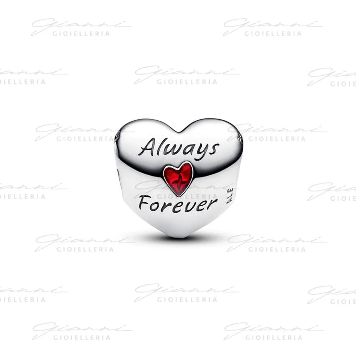 Pandora Charm Cuore Mickey & Minnie ’Always Forever’ Charm
