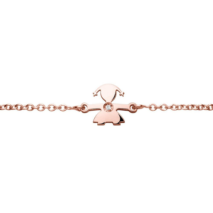 Bracciale leBebé - Le Briciole in Oro rosa Diamante