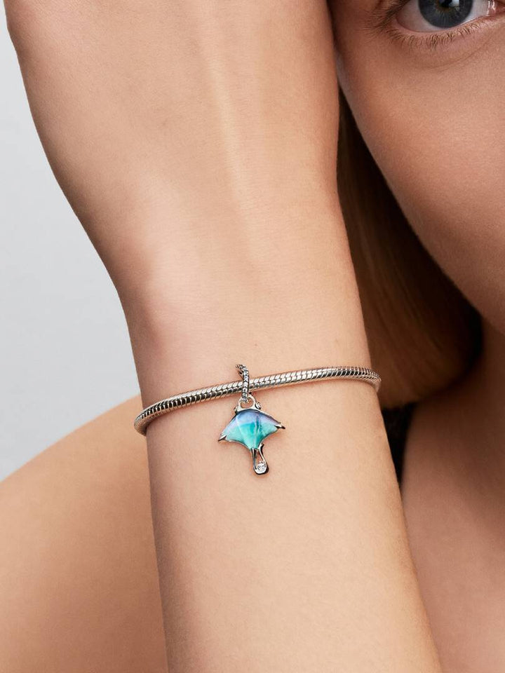 Charm Pandora - Pendente Manta Vetro di Murano