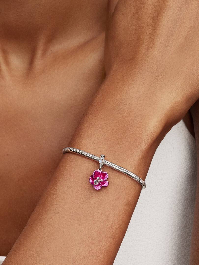 Charm Pandora - Pendente Fiore di Ibisco
