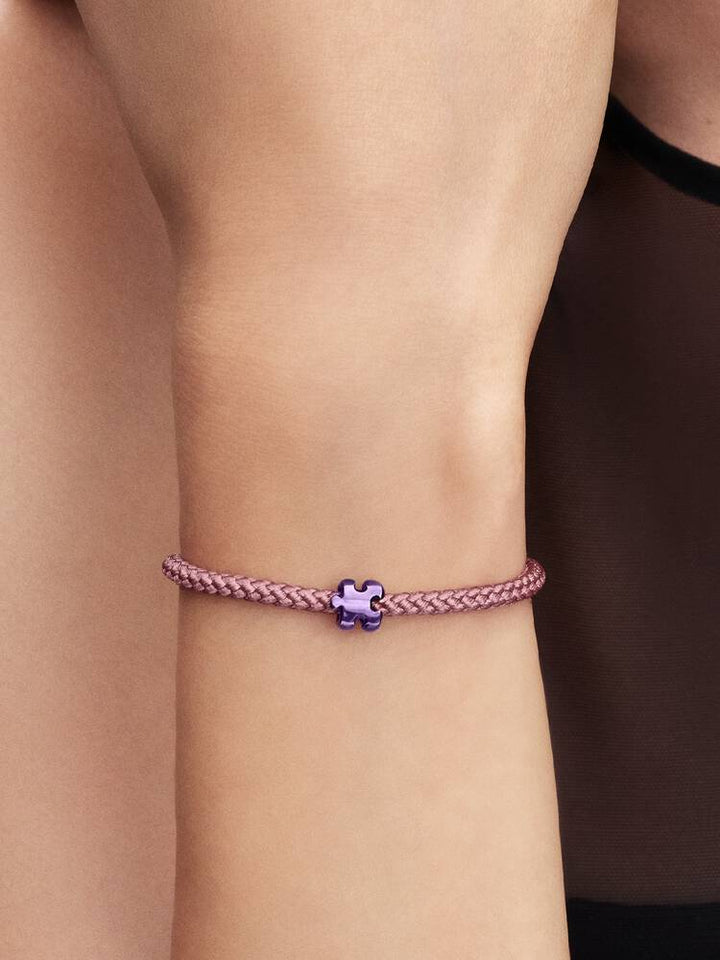 Mini Charm Pandora - Puzzle effetto metallico viola