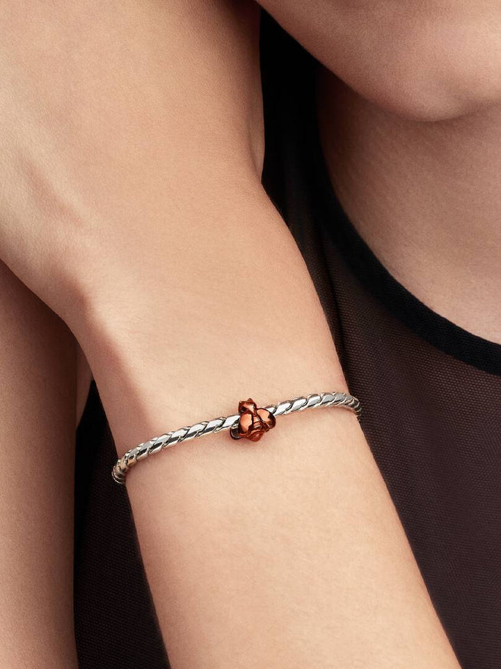 Mini Charm Pandora - Ape effetto metallico arancione