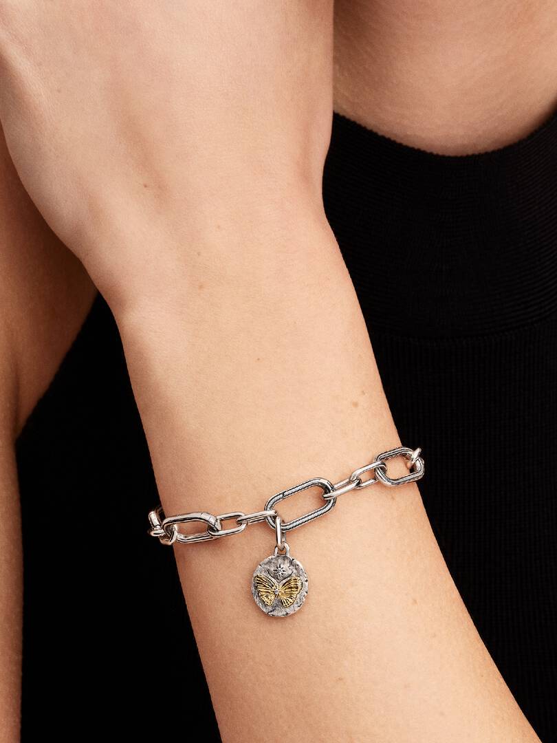 Charm Pandora - Medallion Farfalla "Somniare Aude"
