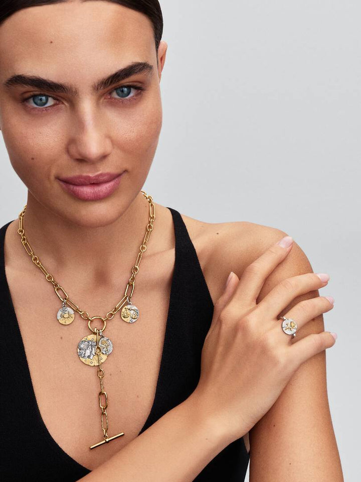 Charm Pandora - Medallion XL Gemelli "Sapere Aude"