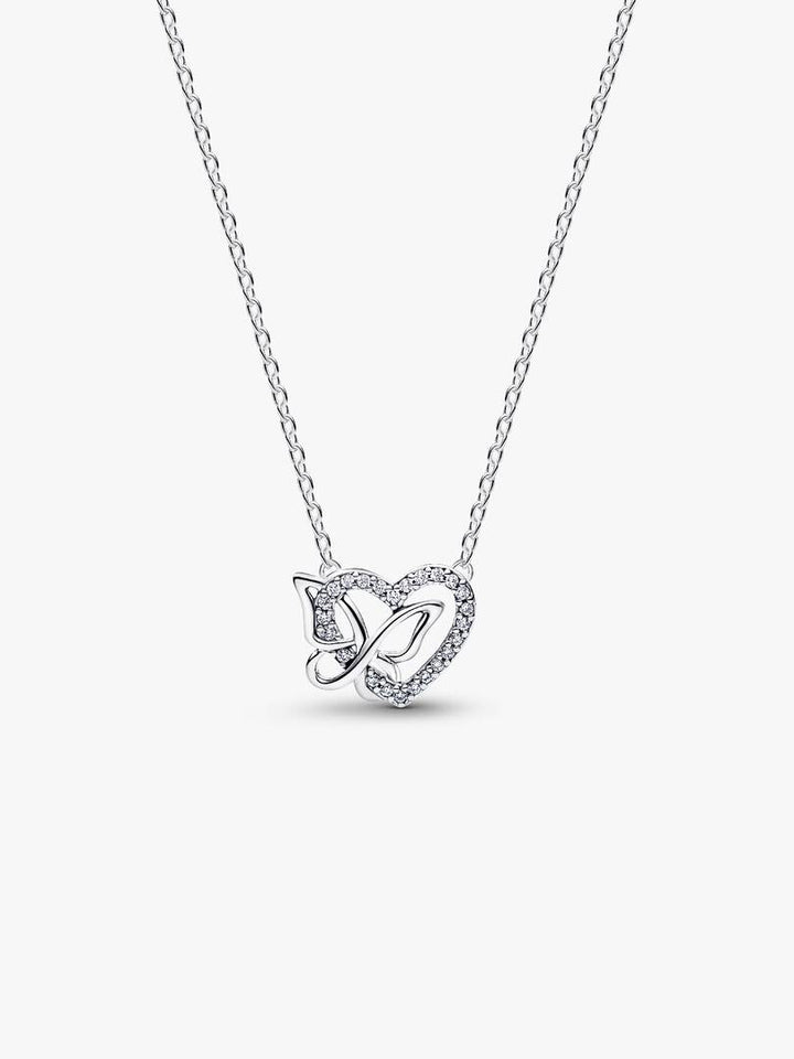 Collana Pandora - Cuore e Farfalla