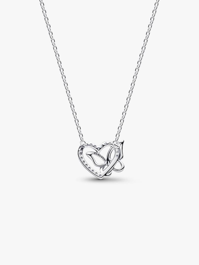 Collana Pandora - Cuore e Farfalla