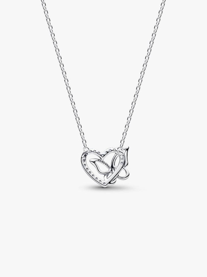 Collana Pandora - Cuore e Farfalla