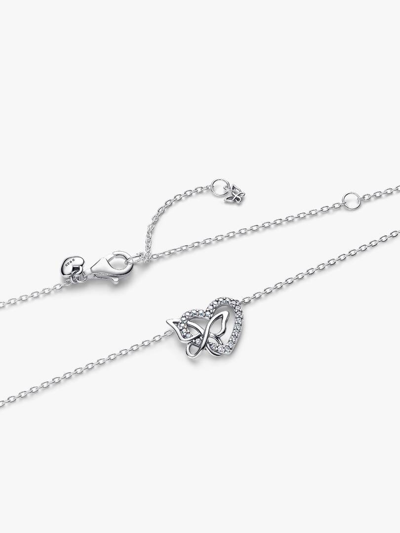 Collana Pandora - Cuore e Farfalla
