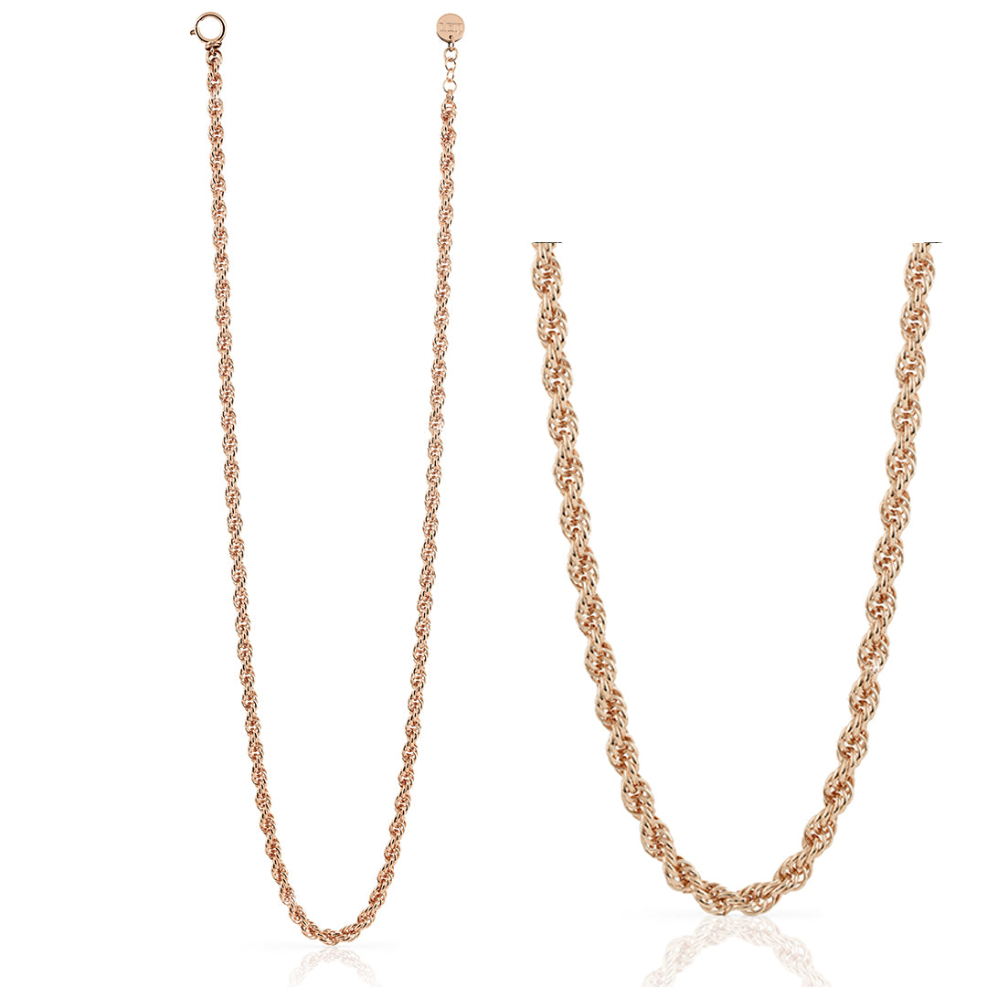 Collana Unoaerre - Bronzo dorato rosa