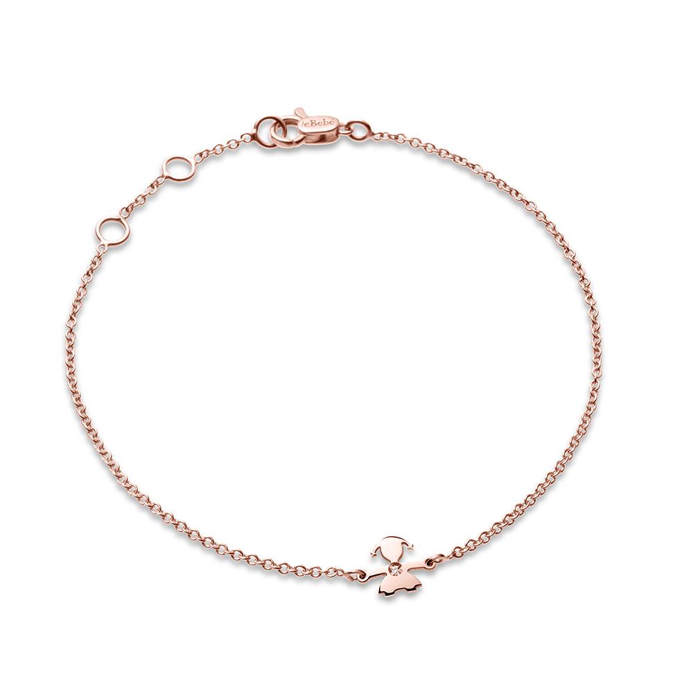 Bracciale leBebé - Le Briciole in Oro rosa Diamante