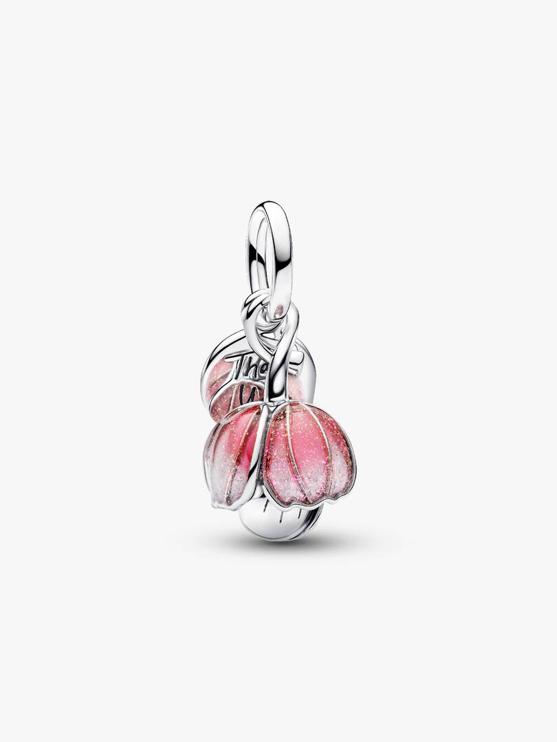 Charm Pandora - Pendente Fiore "Thank you"