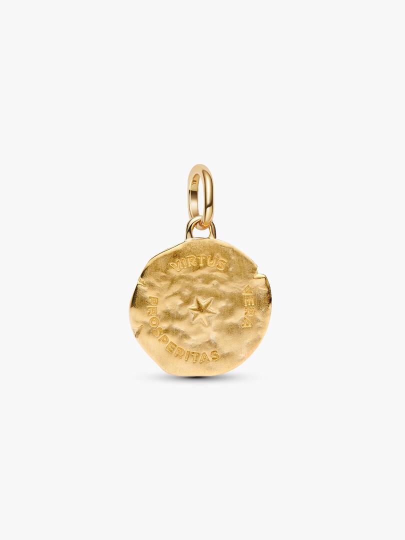 Charm Pandora - Medallion Spiga di Grano "Virtus Vera Prosperitas"