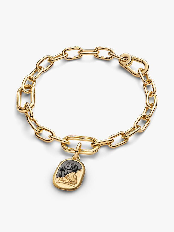 Charm Pandora - Medallion Gufo "Lux Et Sapientia"