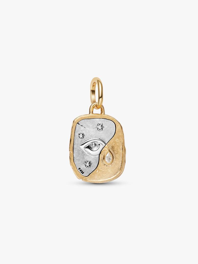 Charm Pandora - Medallion Occhio "Nosce Te Ipsum"