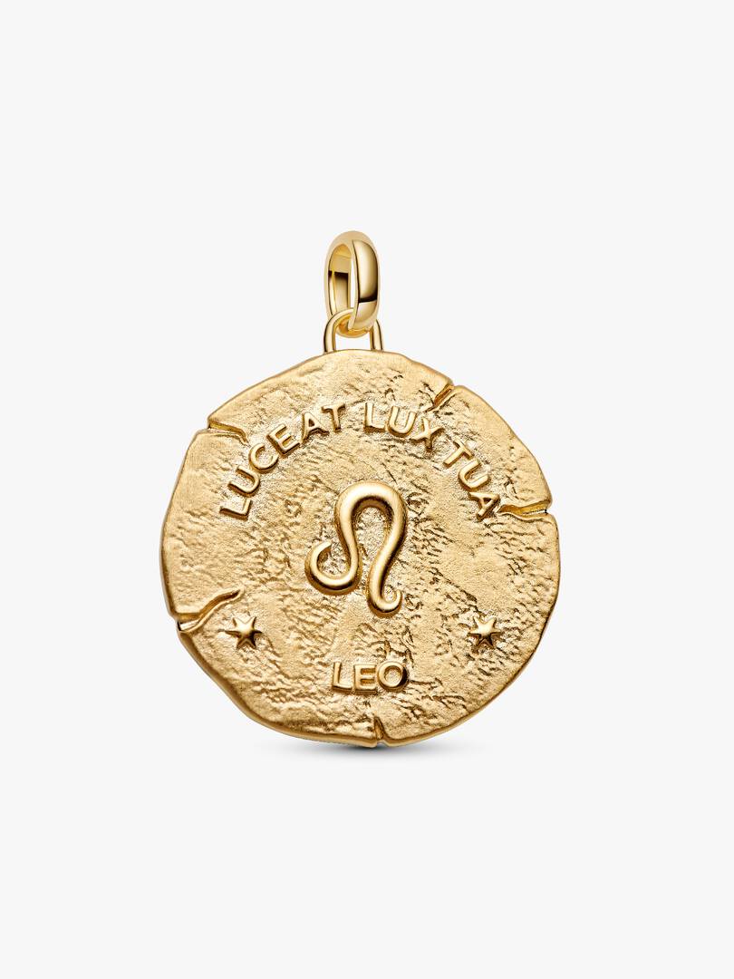 Charm Pandora - Medallion XL Leone "Luceat Lux Tua"