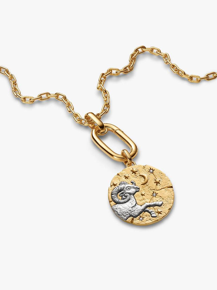 Charm Pandora - Medallion XL Ariete "Acta Non Verba"