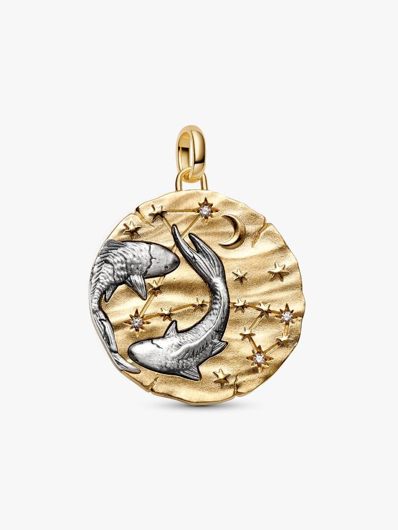 Charm Pandora - Medallion XL Pesci "Memento Somniare"