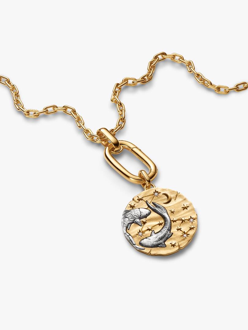Charm Pandora - Medallion XL Pesci "Memento Somniare"