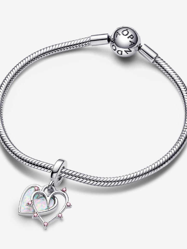 Charm Pendente Cuore dell'Amicizia Opale