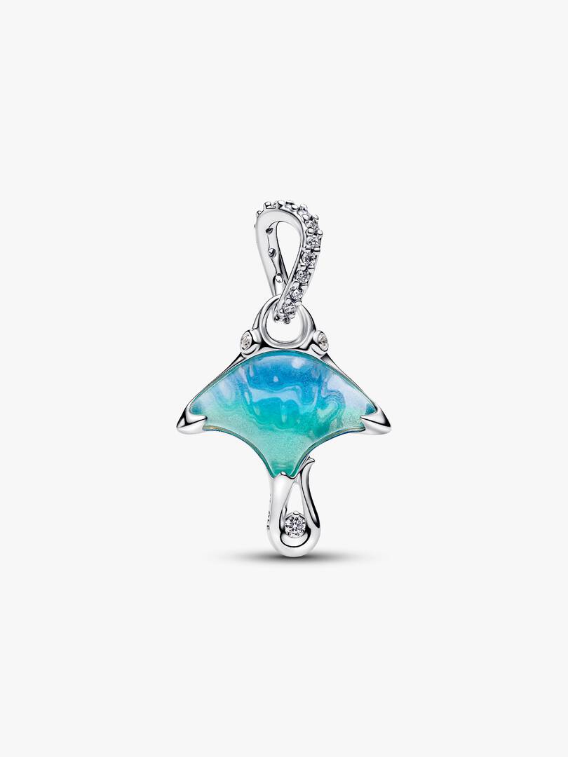 Charm Pandora - Pendente Manta Vetro di Murano