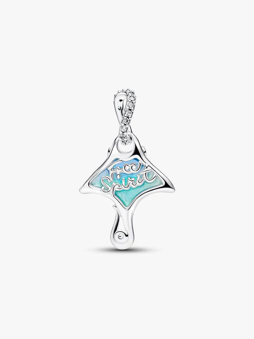 Charm Pandora - Pendente Manta Vetro di Murano