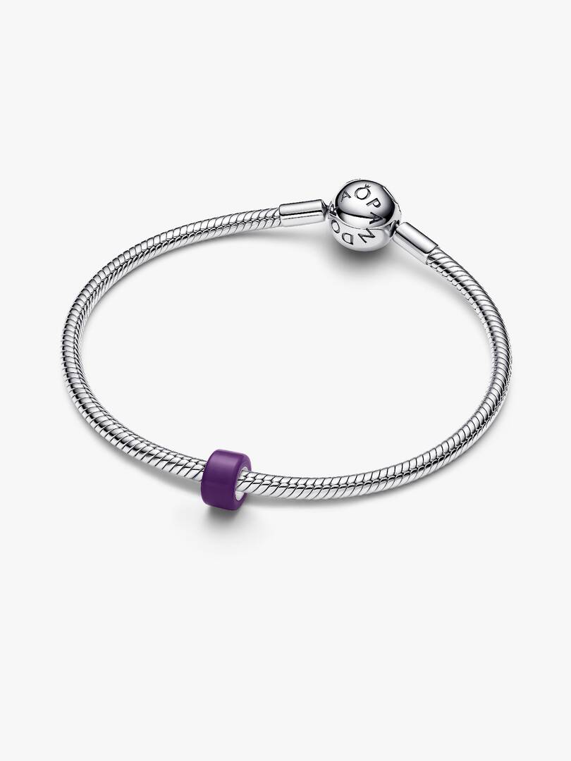 Mini Charm Pandora - Vetro di Murano Viola