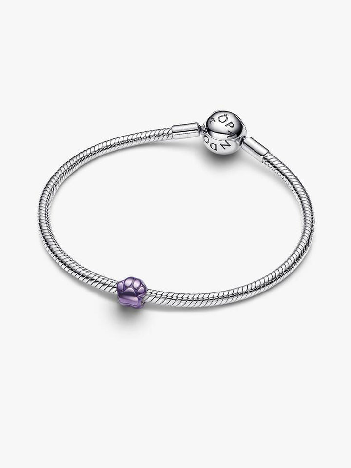 Mini Charm Pandora - Zampa effetto metallico viola