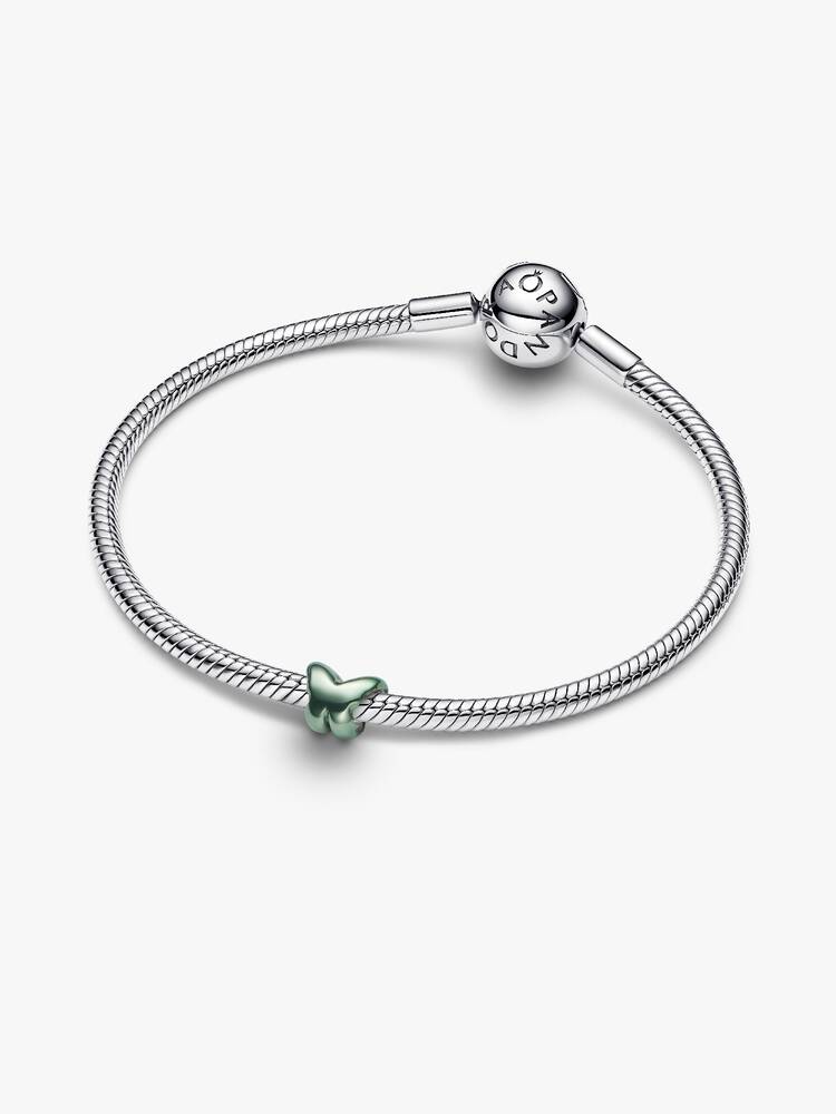 Mini Charm Pandora - Farfalla effetto metallico verde