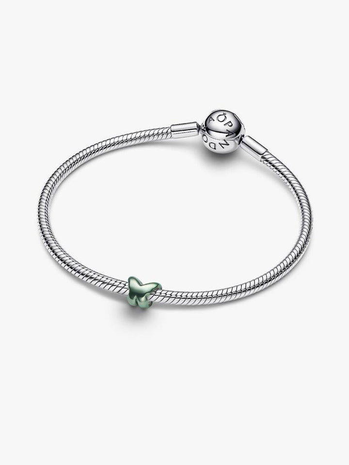 Mini Charm Pandora - Farfalla effetto metallico verde