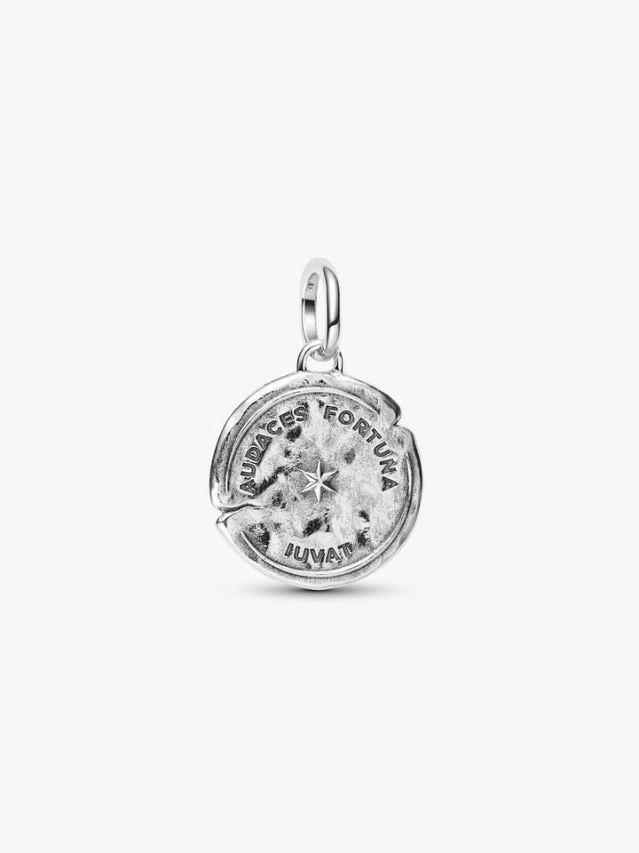 Charm Pandora - Medallion Delfino "Audaces Fortuna Iuvat"